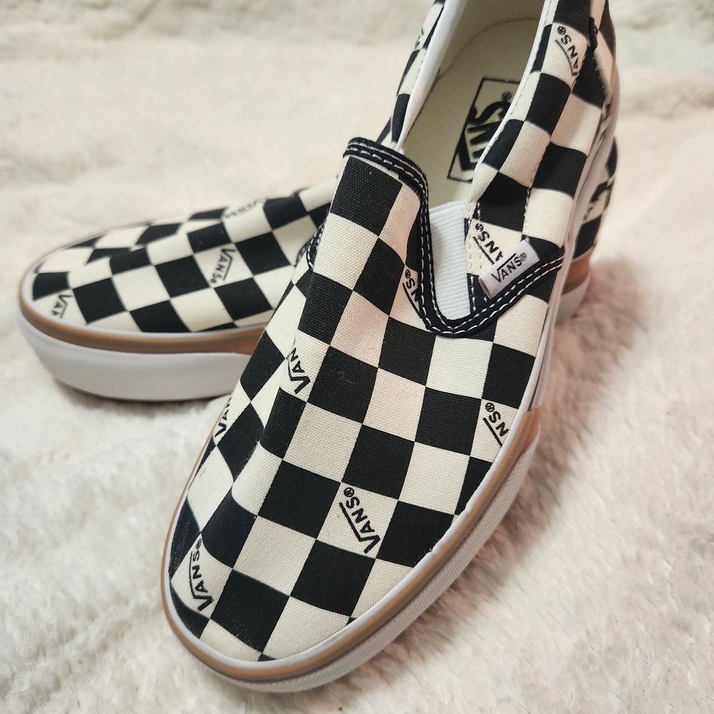 Vans Checkerboard Slip-On Shoes - Picture 1 of 10